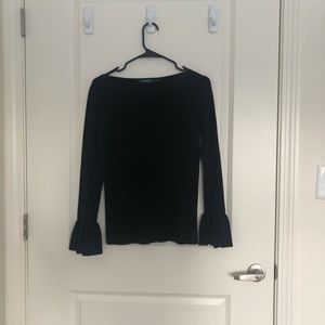 Lauren Ralph Lauren Black Sweater Top